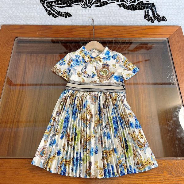 

2022 new kids dress high-end children clothing summer european and american children's dresses children' princess dresses sho2536, Red;yellow