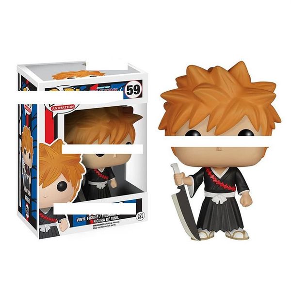 

funko pop figures realm death god kuosaki ichigo dead wood rukia anime peripheral hand office toys205p