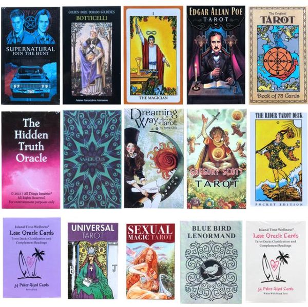 

2022 new game sale tarot and oracle cards p game factory wholesale
