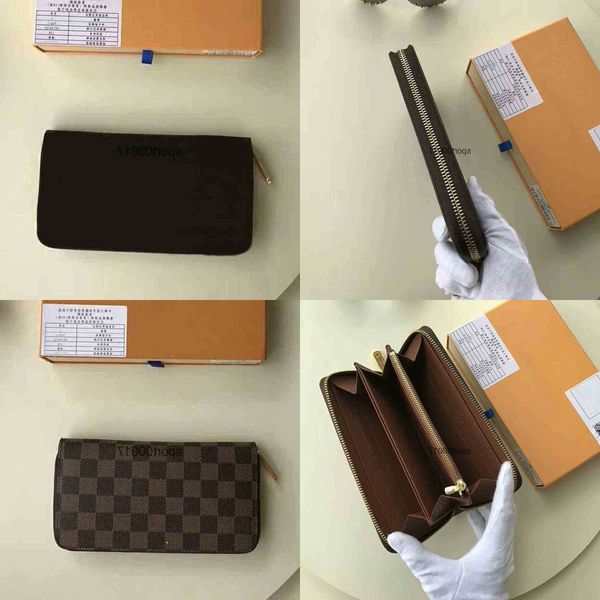 

waist bags famous women genuine leather long zipper wallets m61723 dustbag zippy card holder purses cx 40