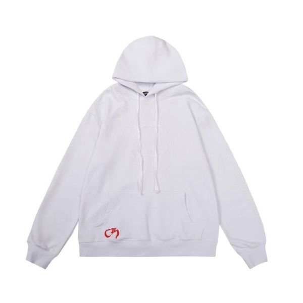 

luxury men's classic sweatshirts ch brand fashion hoodies men woman designer horseshoe cross pullover hooded zipper sweater loose jacke, Black