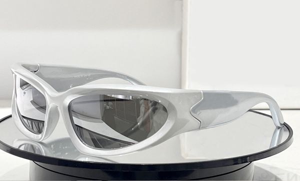 

silver/silver mirror shield sunglasses extreme 0157 men women glasses shades occhiali da sole uv eyewear, White;black