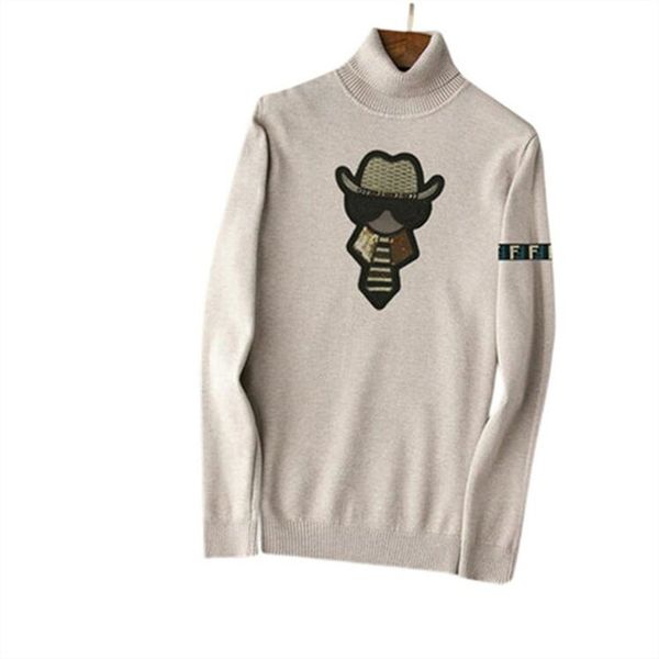 

brand designers design fashionable men's sweaters leisure long classic luxury plaid pullover a variety of styles and women's loose, White;black