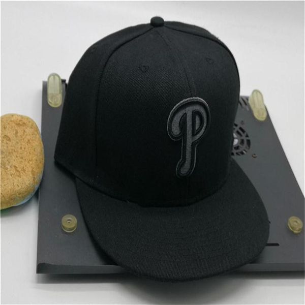 

ready stock new 2021 philadelphia fitted caps letter p hip hop size hats black baseball caps flat peak men women red full closed 219i, Blue;gray