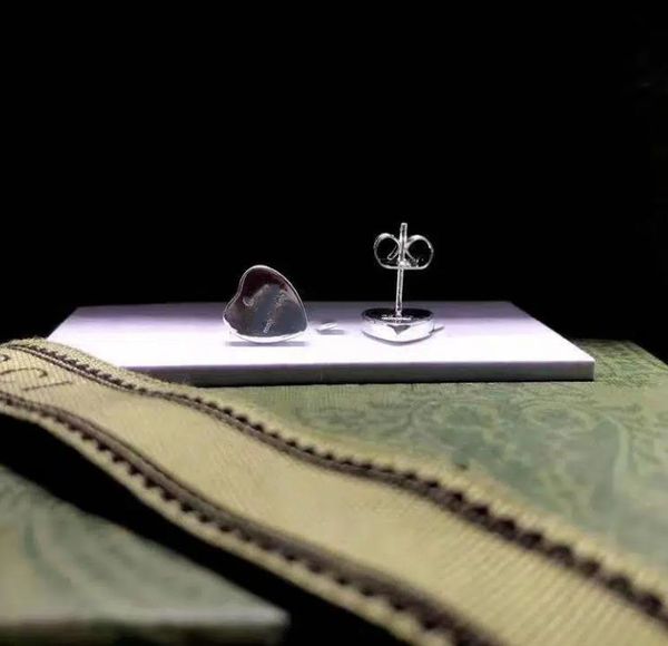 

charm interlock retro s925 silver love stud earrings jewlery earrings designer luxury orecchini aretes cjeweler for mens womens -1, Golden