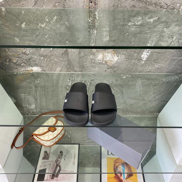 

slippers fashion designer sandals men' women' beach slippers208g, Black;grey