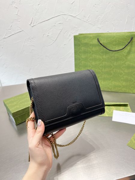 

designers shoulder bag luxurious tote purse famous handbag message bags cluth classic genuine leather crossbody gift box gold chain size 20c