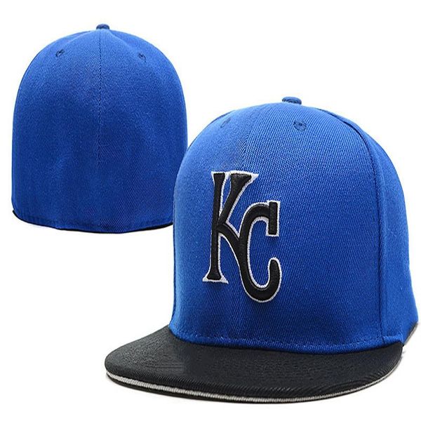 

2018 summer style royals kc letter baseball caps bone men spring hip hop casquette fitted hats156b, Blue;gray