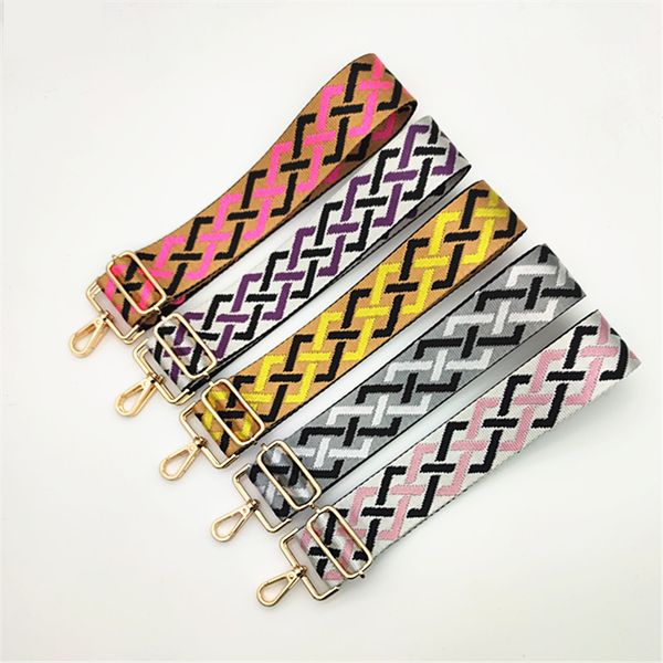 

colorful bag strap for handbag shoulder messenger crossbody women purse belt o bag straps, Black