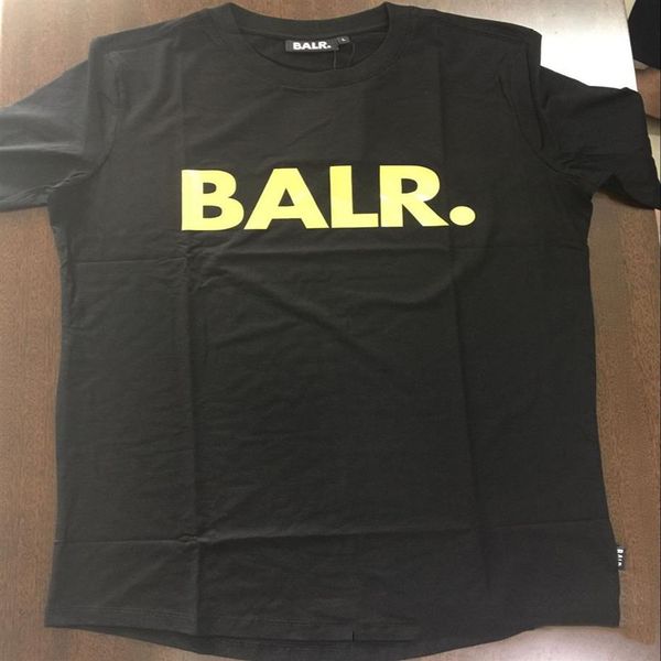 

balr t shirt man golden printing round back balred tshirt balred t-shirt for men clothing100% bottom long back clothes 33e, White;black