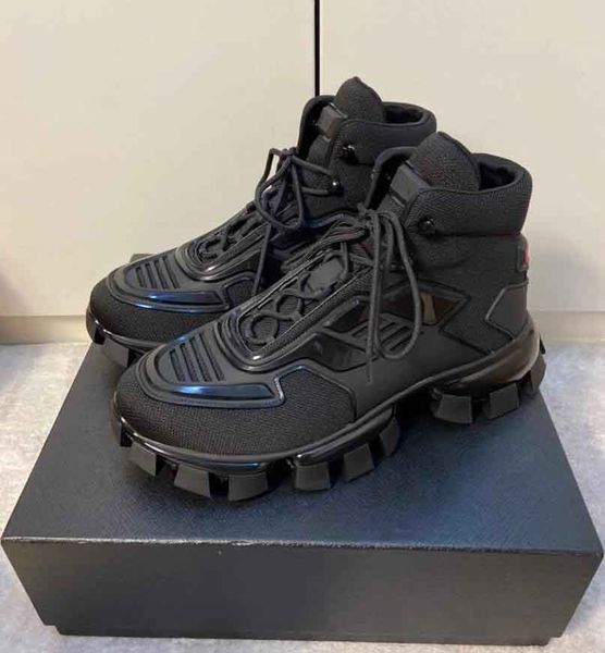 

perfect cloudbust thunder high-sneakers shoes men knit fabric technical 3d outdoor runner luxury designer sports & trainers eu38-46, Black
