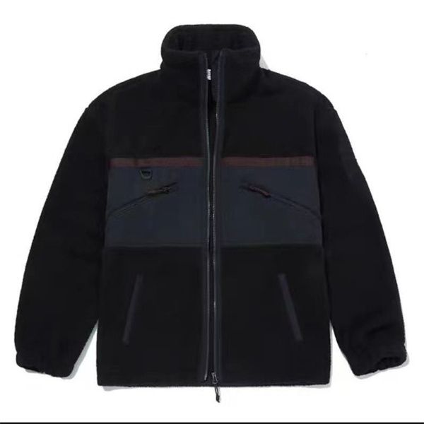 

outdoor jacket thickened polar fleece coat for men and women keep warm in autumn winter, Black;brown