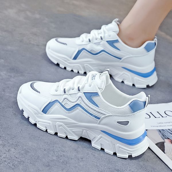 

casual versatile dad shoes fashionable and versatile sports size 35-40, Black