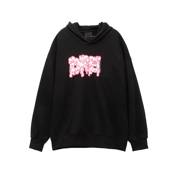 

winter cotton liner smile face simple men's clothing hoodies light fleece sweatshirts fashion printed hooded pullovers sweatsh street, White;black