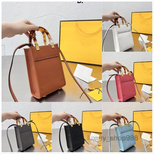 

phone pocket shoulder bags designer sunshine mini tote handbag women hand bag clutch purse crobody totes amber double handle claic letters s