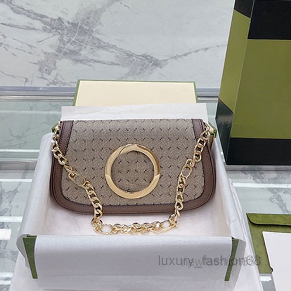 

cross body designer chain blondie under arm bag single shoulder axillary bags women hbag purse canvas cowhide leather claic letters interloc