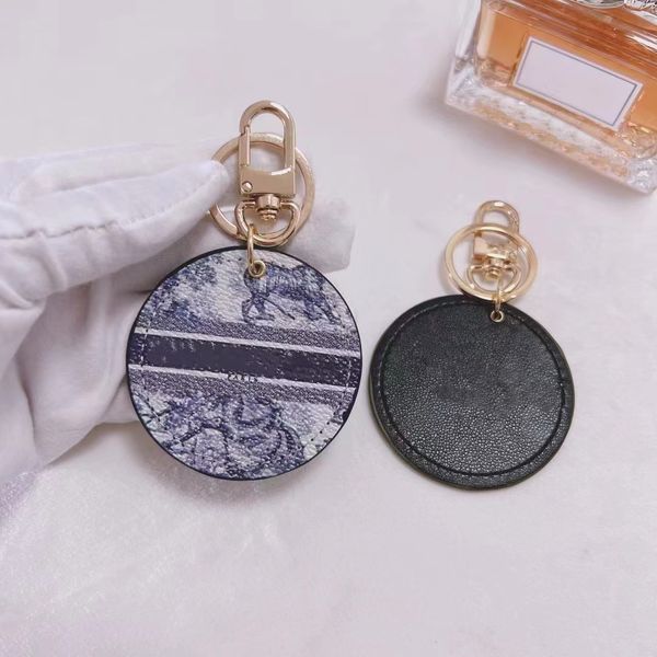 

designer men and women keychains fashion keyrings trend animal forest letters print car key rings, Silver