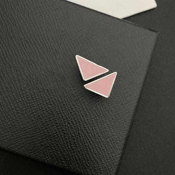 

european american letter stud big brand wild temperament fashion inverted triangle earrings and fast delivery268w, Golden;silver