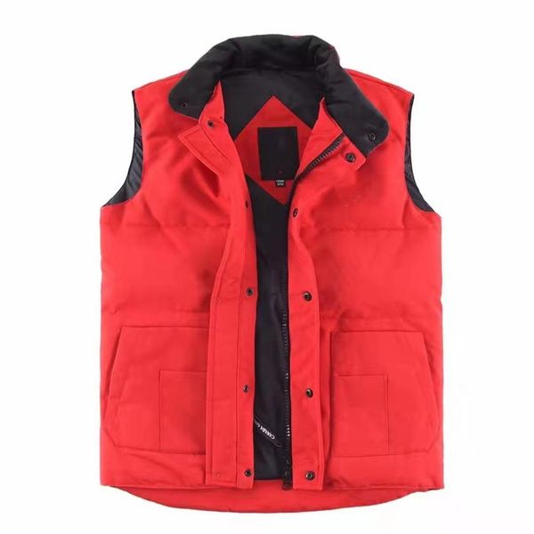 

designer goose canadina vest women men down jacket wear canada winter vests parkas coat downs outerwear waistcoat warmer canadian label338b, Black;white