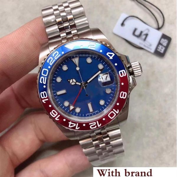 

luxury watch independent adjustment series 126710 blue dial 40mm sapphire glass automatic mechanical jubilee sports w266n, Slivery;brown