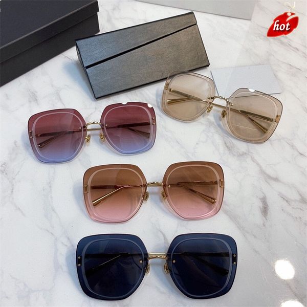 

designer sunglasses men women fashion trendy brand factory online export 2022 new d family men's and women's net red small, White;black