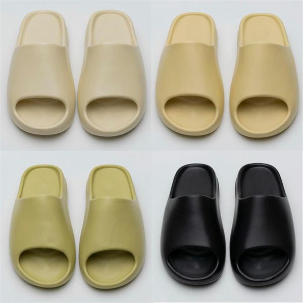 

designer slippers men woman slider vermillion mineral blue onyx pure sandals slide slipper foam ochre runr bone resin clog desert arara242u, Black