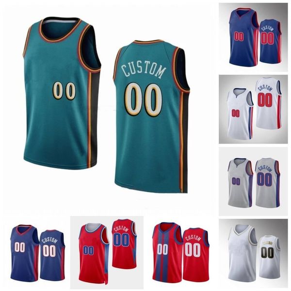 

2022-23 custom printed new season basketball jersey 23 jaden ivey 2 cade cunningham 0 jalen duren gabriele procida 45 buddy boeheim 24 jamor, Black;red