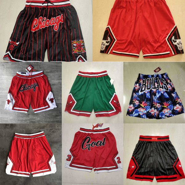 

basketball shorts chicago''bulls''men throwback pocket, Black