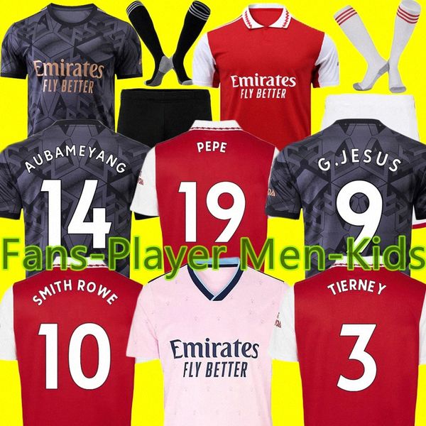

soccer jerseys 22 23 soccer jersey saka g. jesus smith rowe fans player version gunners martinelli odegaard thomas nketiah tierney arsen 202, Black;yellow