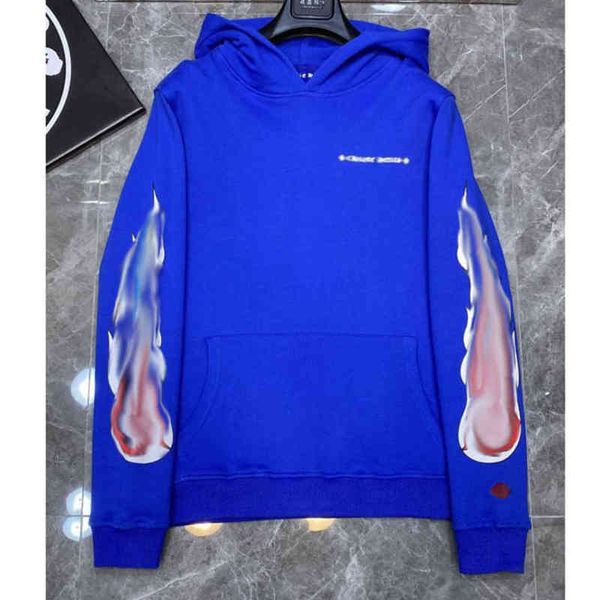 

luxury fashion sweatshirts classic ch brand hoodie hooded designer horseshoe sanskrit loose zipper jacket pullover coat 8wlu, Black