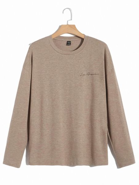 

men's t-shirts men letter graphic drop shoulder tee t2cz#, White;black