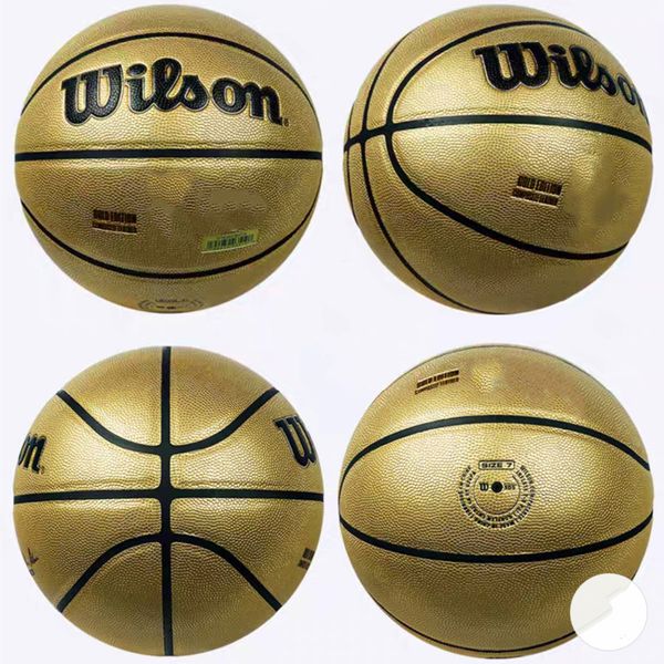 

spalding wilson allstar gold basketball ball authentic indoor outdoor general wear-resistant competition training 7th