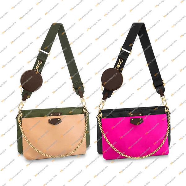 

designer bags luxury multifunction bag shoulder bags crossbody 5a embroidery m58977 m58980 pouch wallet purse, Brown;gray