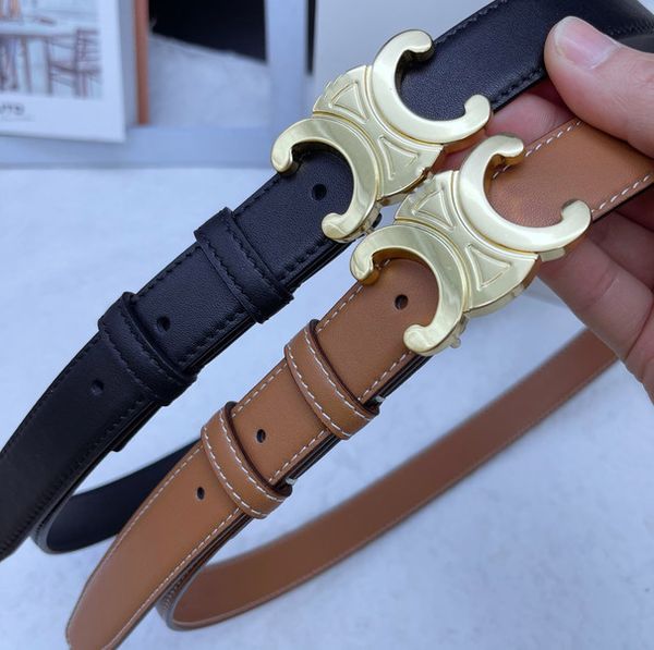 

designer belt arc de triomphe women's belt sailin leather men's and fashion commuting 100 matching packaging, Black;brown