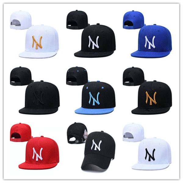 

2022 fashion cotton baseball cap snapback hat for men women sun hat bone gorras ny embroidery spring caps wholesale, Black;white