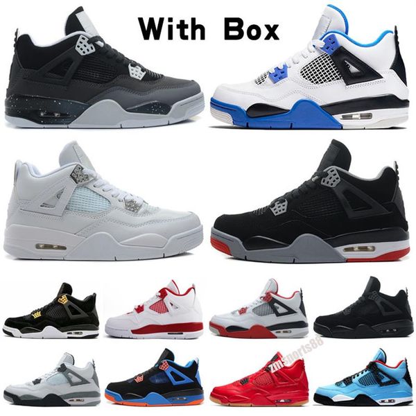 

designer sport shoes 4 womens mens basket ball 4s jump sneakers size 13 black cat fire red bred iv cactus jack trainers237e, Black;brown