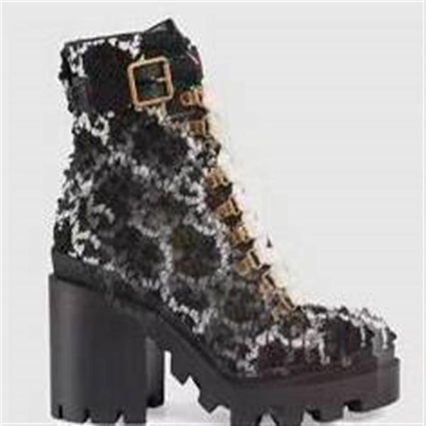 

2019 designer martin women shoes fashion british boots round toe martin boots buckle strap chunky heel round toes fashion ankle bo251g, Black