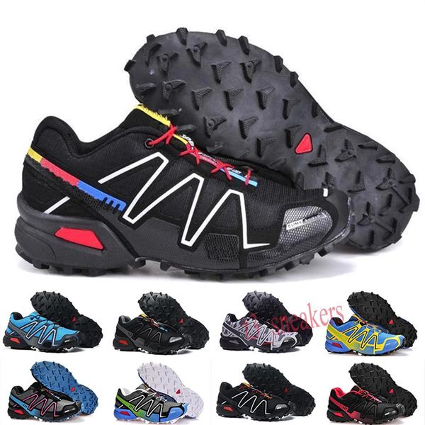 

2020 new zapatillas speedcross 3 casual shoes men speed cross walking outdoor sport hiking athletic sneakers size 40-46 t301271m, Black;brown