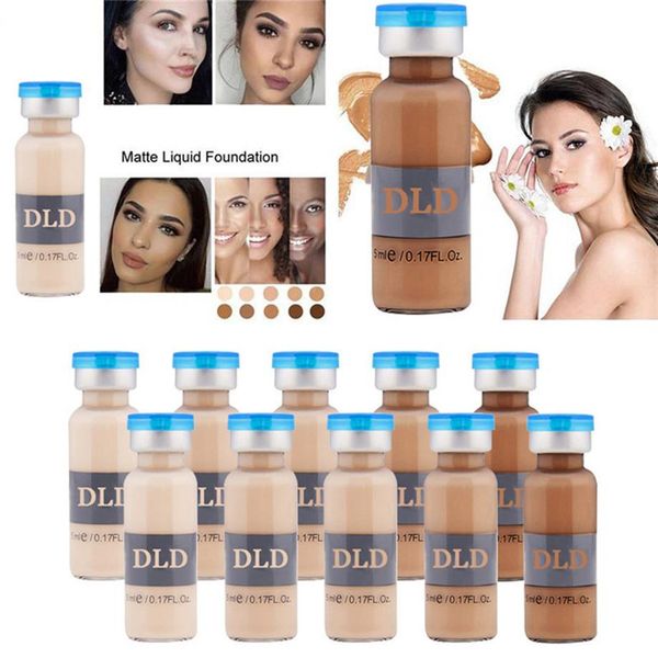 

korean 5ml bb cream glow semi permanent foundation 10 vials mesowhite brightening serum natural nude concealer makeup cc cream206w