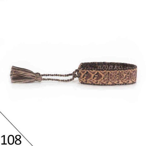 

brand designers adjustable bracelet luxury woven friendship bangle for women men vintage braided bangles embroidery tassel bracelets jewelry, Golden;silver