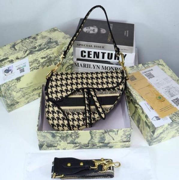 

2023 handbagbright light matte saddle's bags women luxurys designers fashion letter shoulder genui with box