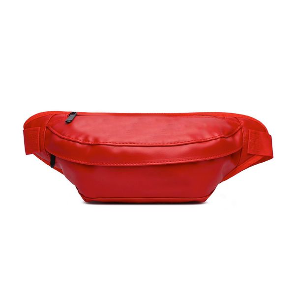 

new fashion men's and women's chest bags outdoor riding personality red waist bag multi-function small bag mobile phone storage wa