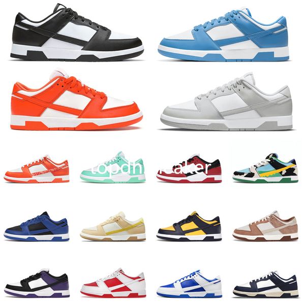 

men women panda running shoes white black gai grey fog unc court purple designer sneakers mens trainer sneakers sports shoe