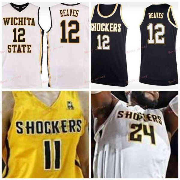 

college basketball wears stitched custom 2 jamarius burton 3 ricky torres 4 samajae haynes-jones 5 rod brown ita state shockers college men, Black
