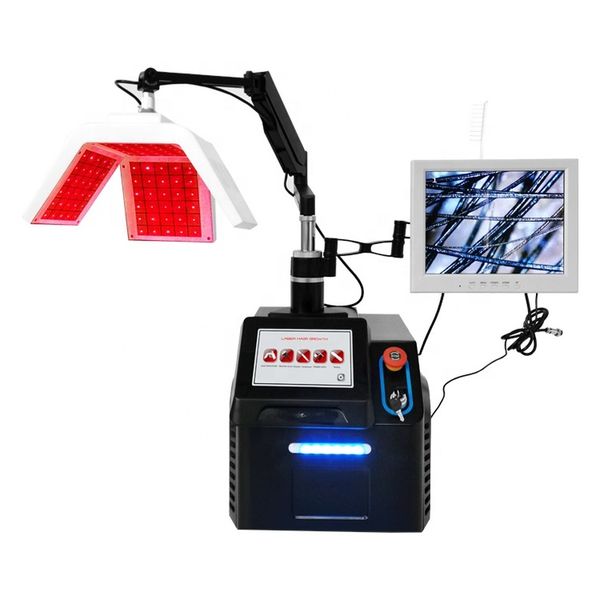 

laser machine 650nm laser hair treatment hair regrowth hair growth, Black