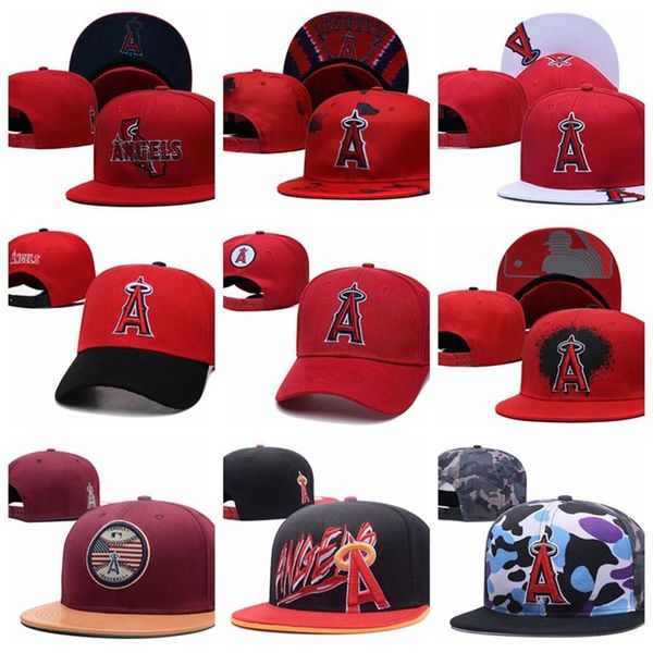 

13 styles angels a letter baseball caps hip hop cap sports snapback adjustable hats casquette swag chapeu de sol carras bone2889, Blue;gray