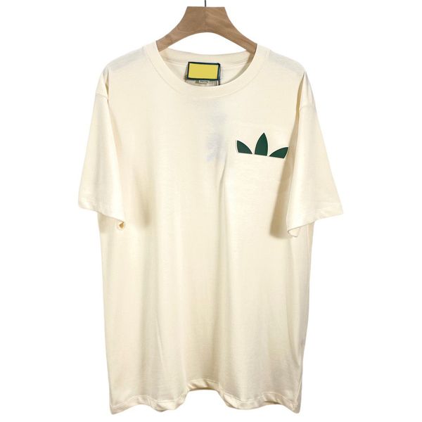 

men's plus tees & polos round neck embroidered and printed polar style summer wear with street pure cotton rw3f, Black;brown