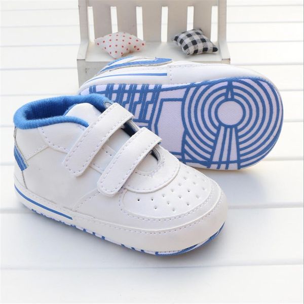 

baby shoes newborn boys girls first walkers crib soft bottom kids lace up pu prewalker sneakers211n