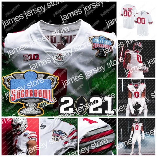 

american college football wear ohio state buckeyes 2021 playoff national championship justin fields j.p. andrade danny vanatsky gunnar hoak, Black