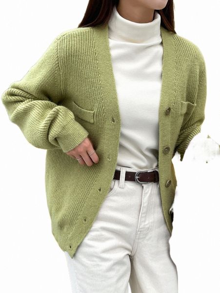 

women's sweaters dazy ribbed knit button front cardigan 21z1#, White;black